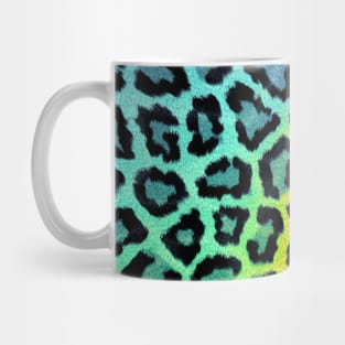 Neon Leopard Print Mug